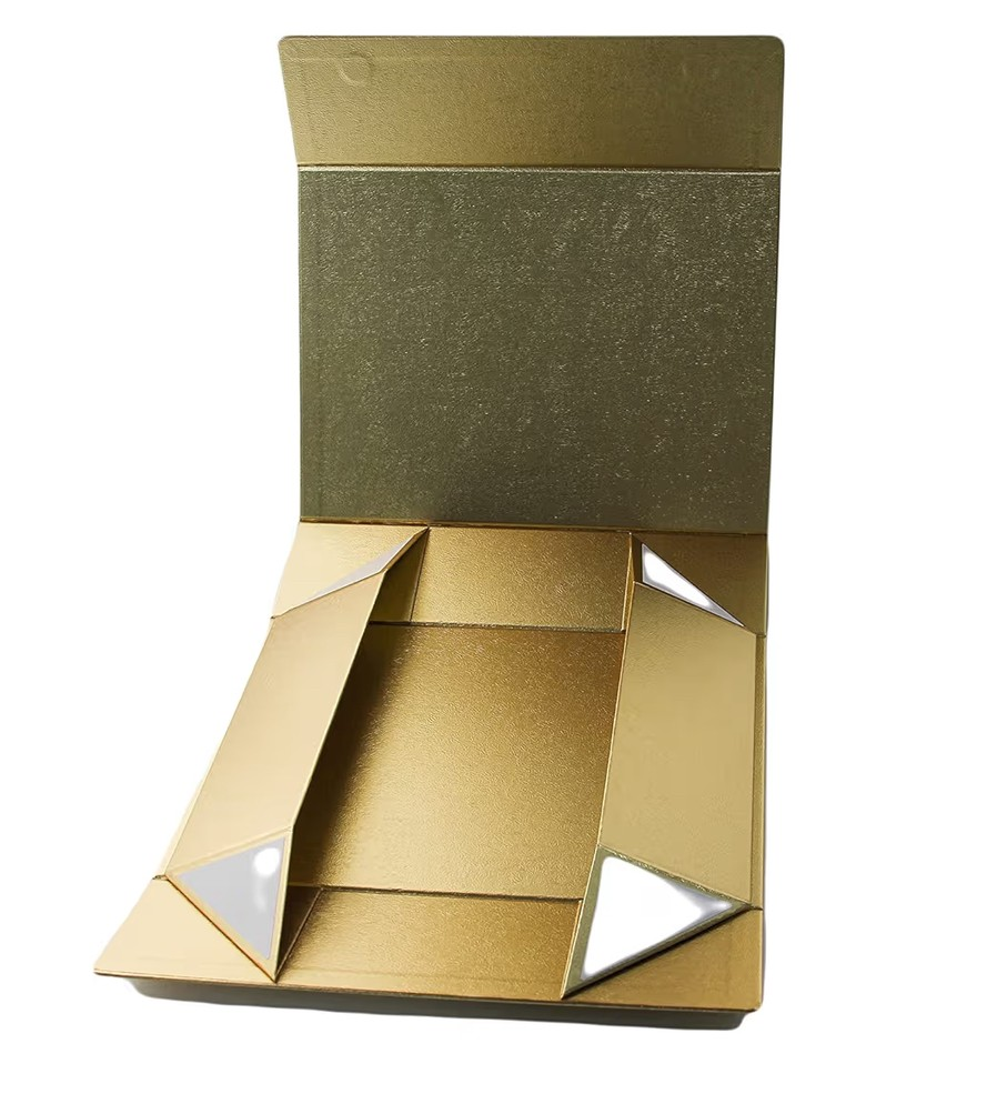 Caja de Lujo Dorada   12.5"x9.5"x3.5'