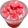 vela flor 2 Pink heart